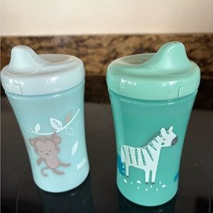 NUK Kids Sippy Cup Set - Blue and Green